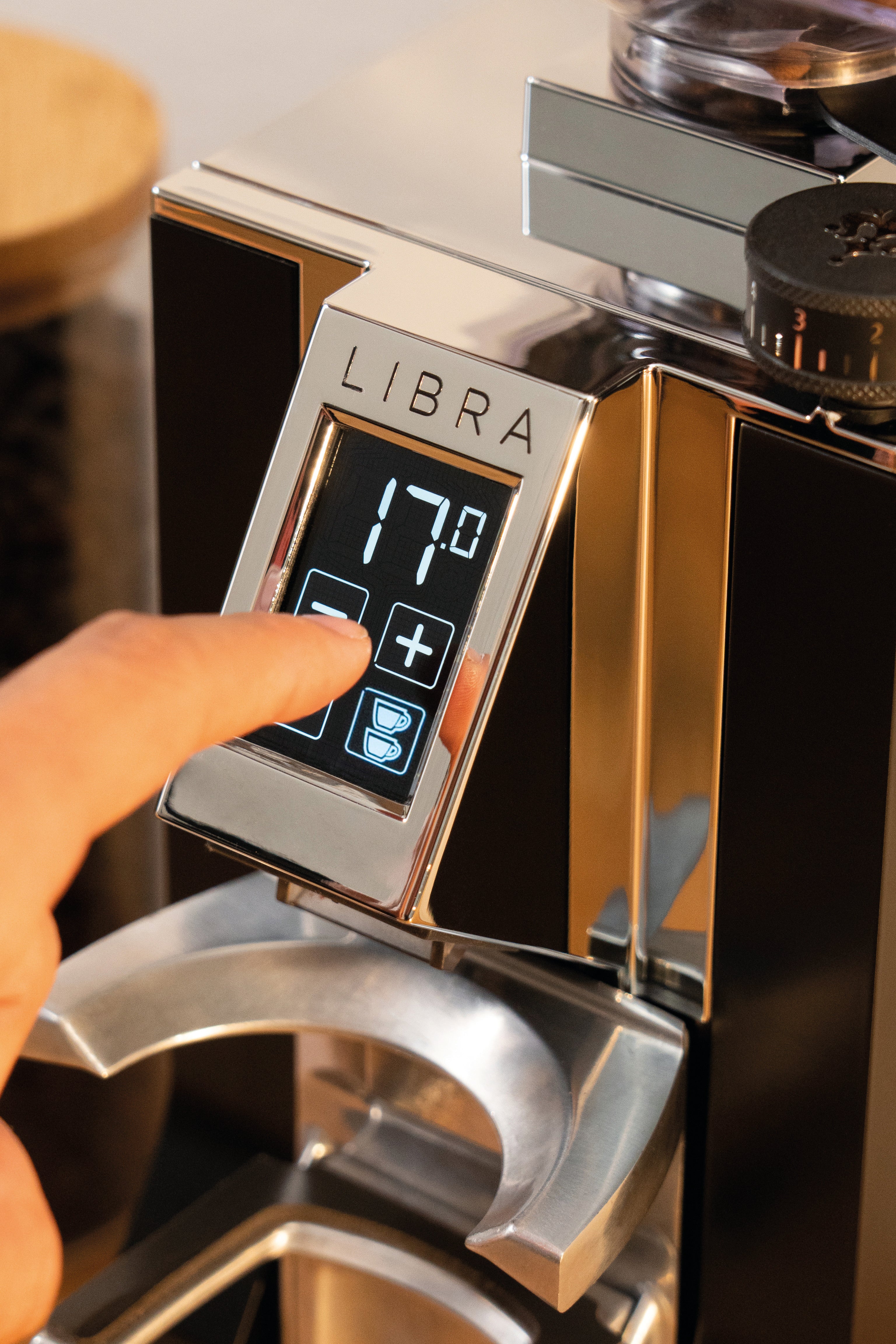 Eureka Mignon Libra 16CR Espresso Coffee Grinder, Black